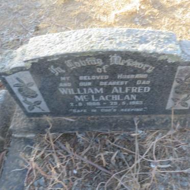 McLACHLAN William Alfred 1888-1963