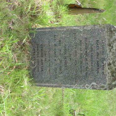 NORTON Edward -1897 &amp; Mary Ann FREEMANTLE -1890 