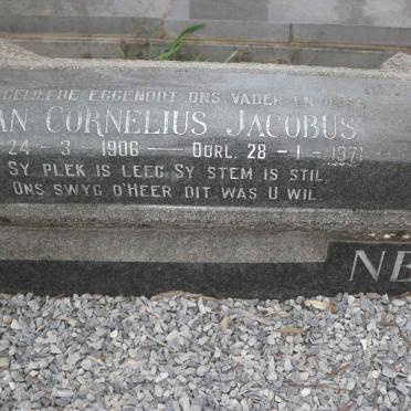 NEL Jan Cornelius Jacobus 1906-1971 &amp; Johanna Hendrina BEZUIDENHOUT 1914-2002