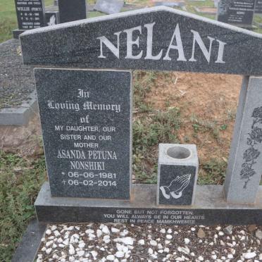 NELANI Asanda Petuna Nonshiki 1981-2014