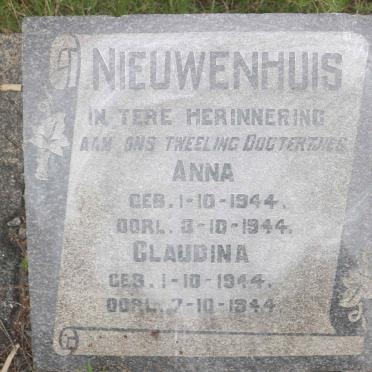 NIEUWENHUIS Anna 1944-1944 :: NIEUWENHUIS Claudina 1944-1944 