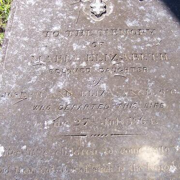 O'GARA Maria Elizabeth -1864