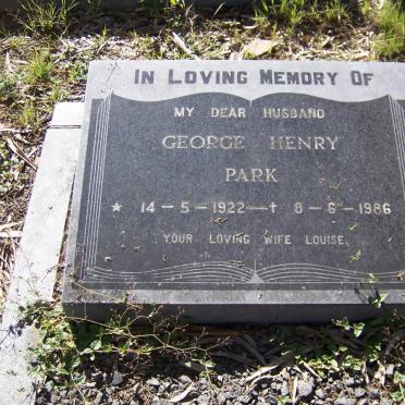 PARK George Henry 1922-1986
