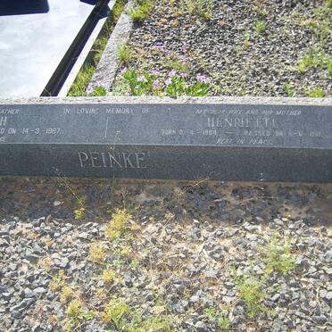 PEINKE Joseph 1890-1967 &amp; Henriette 1904-1961