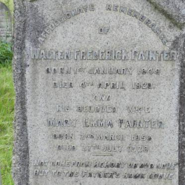 PAINTER Walter Frederick 1849-1920 &amp; Mary Emma 1856-1928