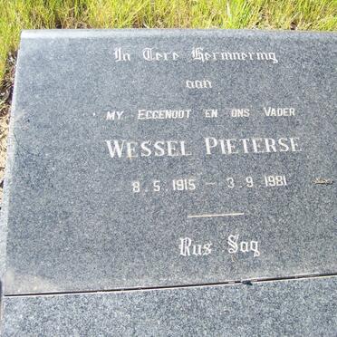 PIETERSE Wessel 1915-1981