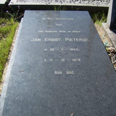 PIETERSE Jan Ernst 1944-1978