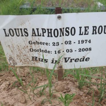 ROUX Louis Alphonso, le 1974-2008