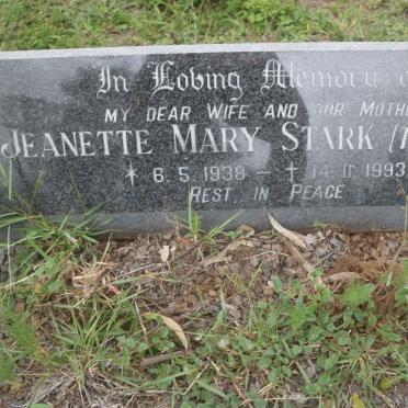STARK Jeanette Mary nee TEMPLETON 1938-1993