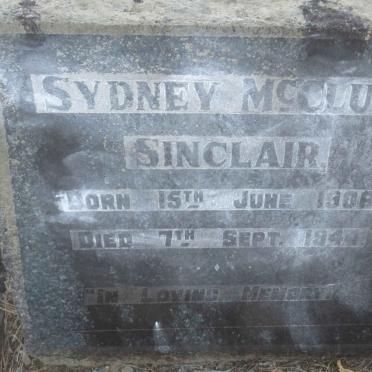 SINCLAIR Sydney McClure 1906-1944