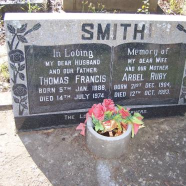 SMITH Thomas Francis 1888-1974 &amp; Arbel Ruby 1904-1993