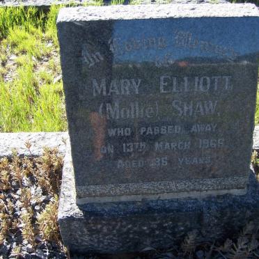 SHAW Mary Elliott -1966