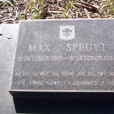 SPRUYT Max 1918-1987