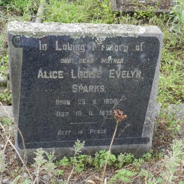 SPARKS Alice Louise Evelyn 1900-1972