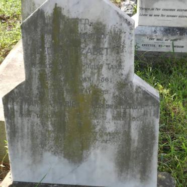 TARR Lydia Elizabeth 1856-1889 :: TARR Martha Harriet 1889-1889