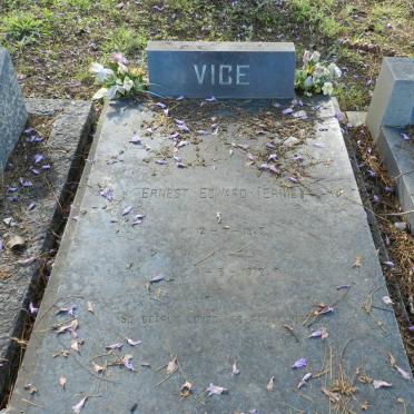 VICE Ernest Edward 1925-1972