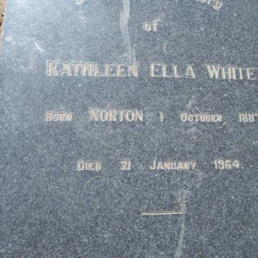 WHITE Kathleen Ella nee NORTON 1887-1964