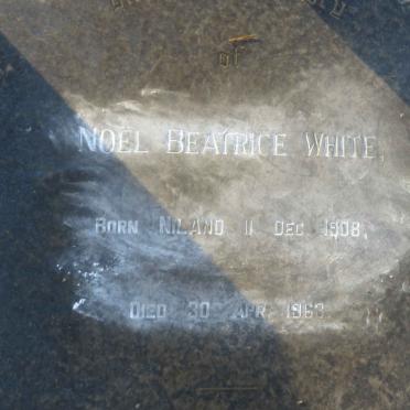 WHITE Noel Beatrice nee NILAND 1908-1963