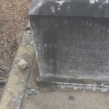 WILSON Doreen Margaret 1933-1935