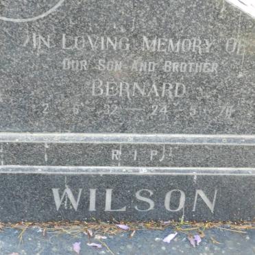 WILSON Bernard 1932-1970