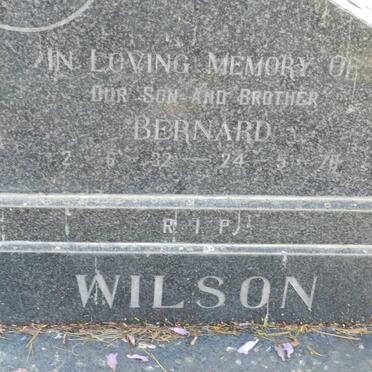 WILSON Bernard 1932-1970