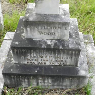 WOOD Ada Florence nee PAINTER 1883-1916