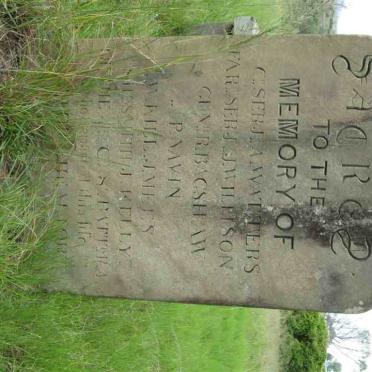 3. Soldiers' memorial stone - erected July 1858