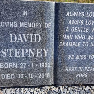 STEPNEY David 1932-2018