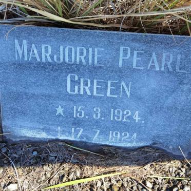 GREEN Marjorie Pearl 1924-1924