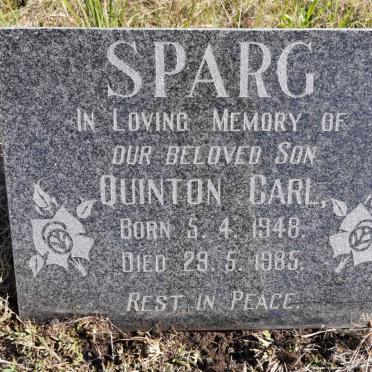 SPARG Quinton Carl 1948-1985