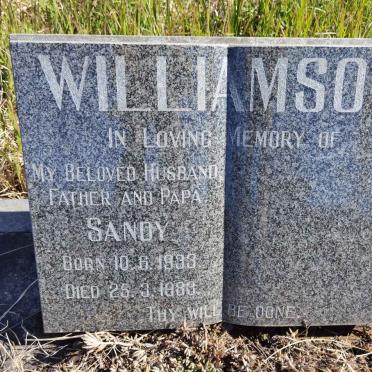 WILLIAMSON Sandy 1933-1983 :: GOWER Jennifer Grace 1961-2015