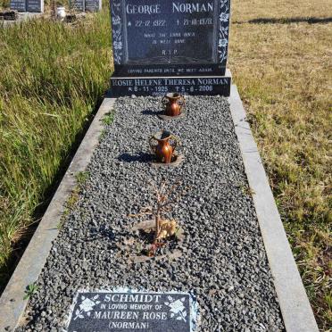NORMAN George 1922-1978 &amp; Rosie Helene Theresa 1925-2006