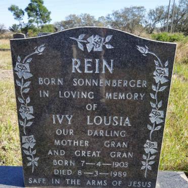 REIN Ivy Lousia nee SONNENBERGER 1903-1989