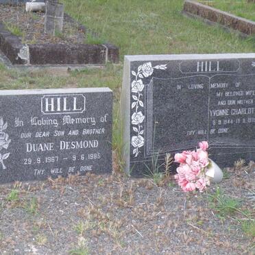 HILL Yvonne Charlotte 1944-1975 :: HILL Duane Desmond 1967-1985