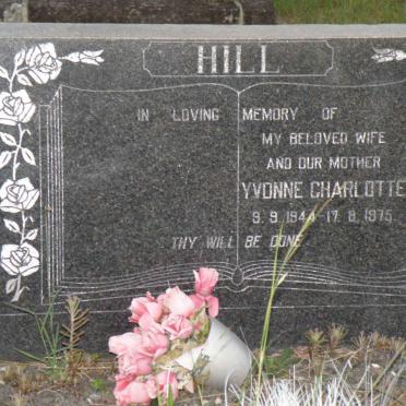 HILL Yvonne Charlotte 1944-1975 