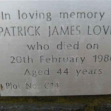 LOVELY Patrick James -1986
