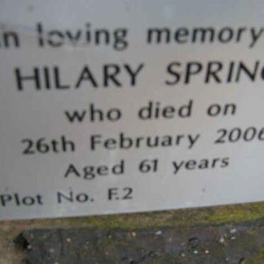 SPRING Hilary -2006