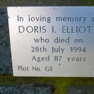 ELLIOTT Doris I. 1907-1994