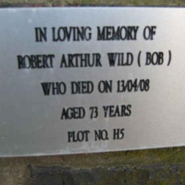 WILD Robert Arthur -2008