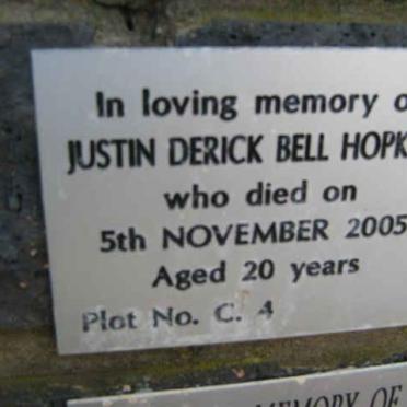 HOPKINS Justin Derick Bell -2005
