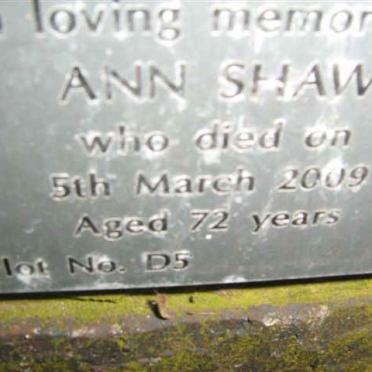 SHAW Ann -2009