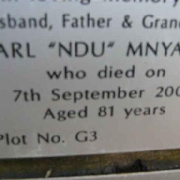 MNYANDE Earl -2005
