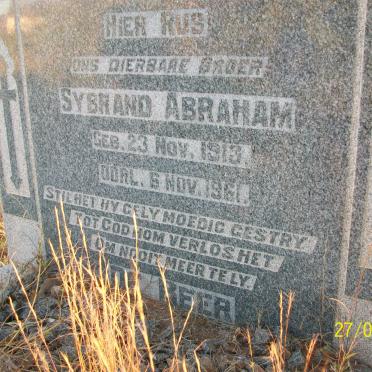 BEER Sybrand Abraham, de 1913-1961