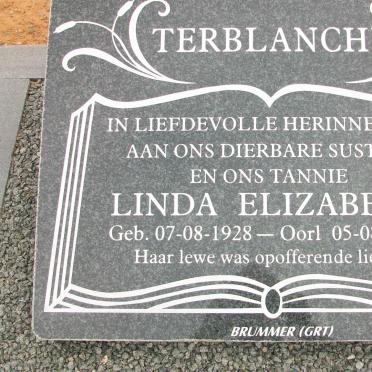 TERBLANCHE Linda Elizabeth 1928-2007