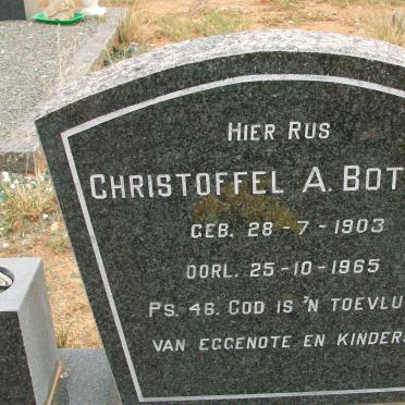 BOTHA Christoffel A. 1903-1965