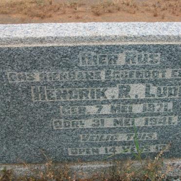 LUDIK Hendrik R. 1871-1941