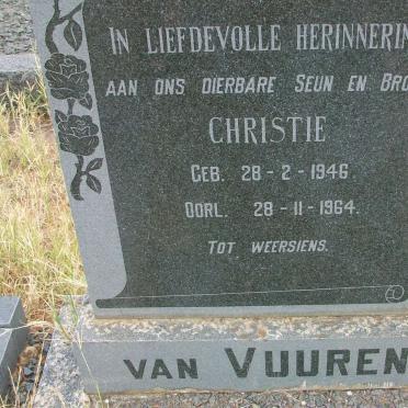 VUUREN Christie, van 1946-1964