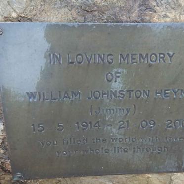 HEYNS William Johnston 1914-2001