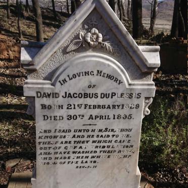 PLESSIS David Jacobus, du 1829-1895