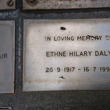 DALY Ethne Hilary 1917-1994